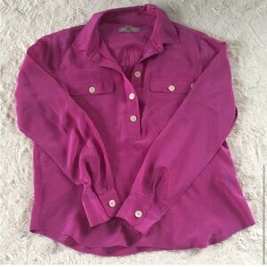 Banana Republic Purple Button Down Shirt
